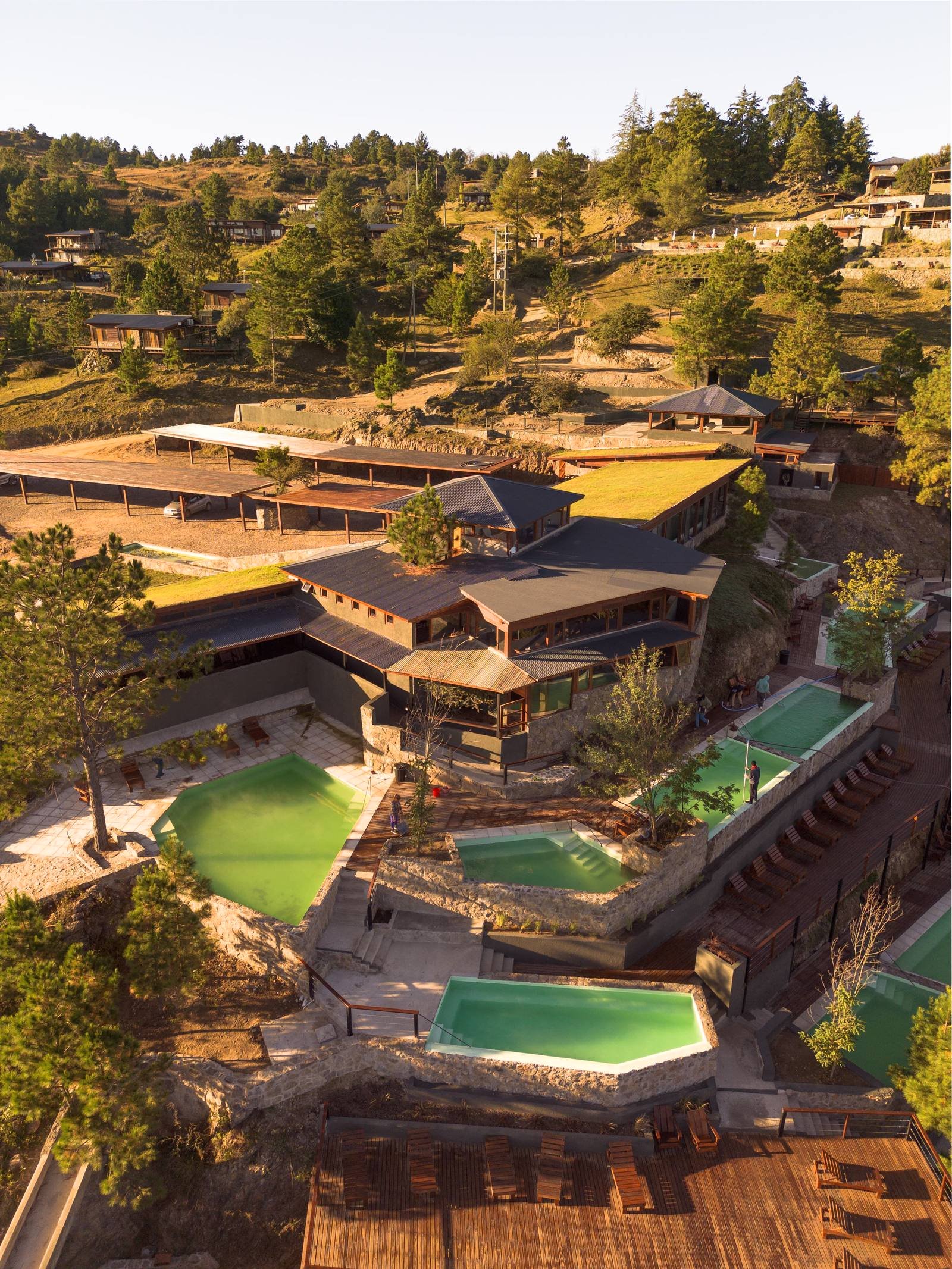 Termas del Sol aerial